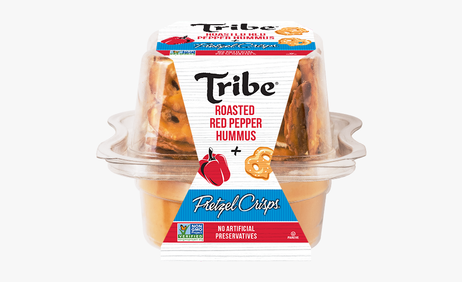 Product - Tribe Hummus And Pretzels, Transparent Clipart