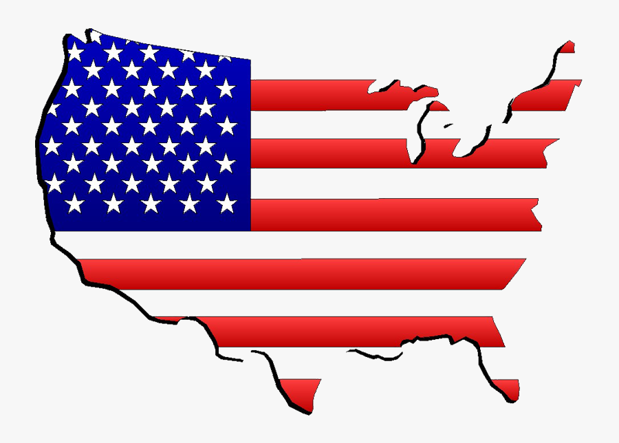 Clipart Sunglasses American Flag - America With American Flag, Transparent Clipart