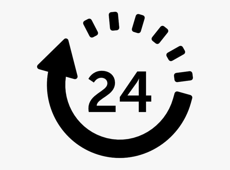24 Hours Png Clipart - 24 Hour Png, Transparent Clipart