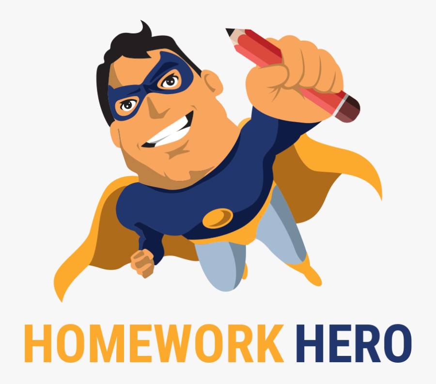 Homework Hero, Transparent Clipart