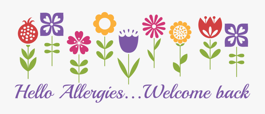 Hello Spring Hello Allergies, Transparent Clipart