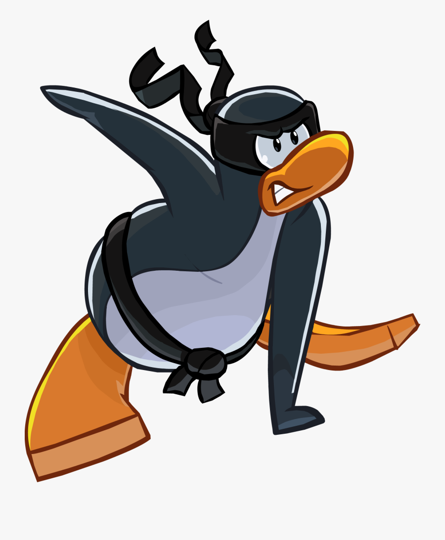 Ninja Clipart Penguin - Transparent Club Penguin Ninja, Transparent Clipart