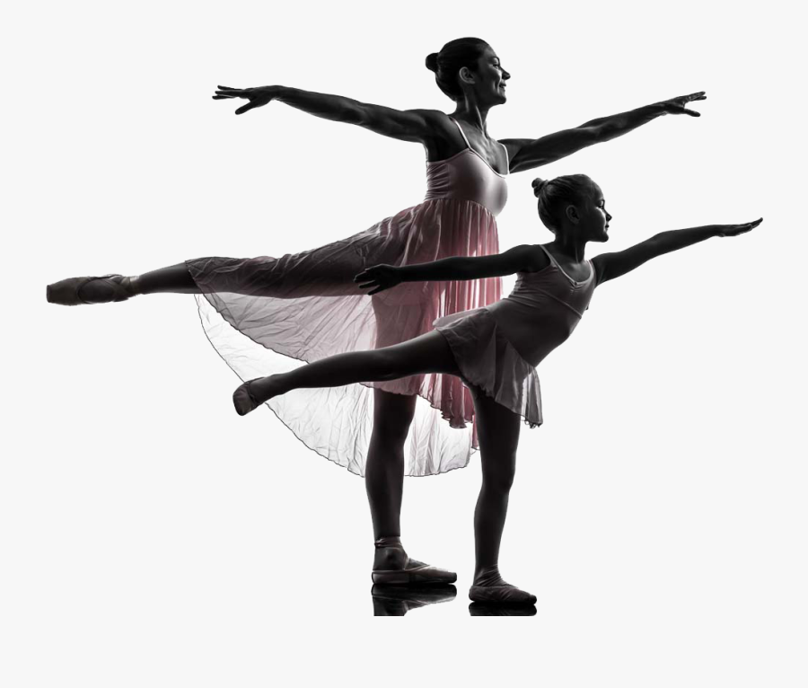 Ballet Dancer Silhouette Stock Photography - Ballet Little Girl Dancing Silhouette, Transparent Clipart