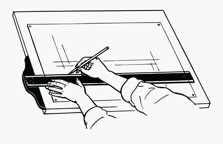 Technical Drawing Clipart , Png Download - Diagram Of A Drawing Board, Transparent Clipart