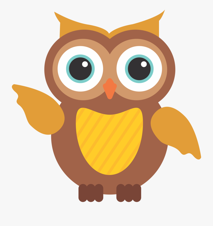 Transparent Beach Owl Clipart - Caricatura Imagenes De Buhos, Transparent Clipart