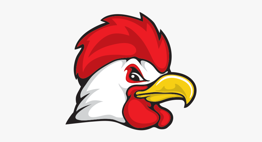 Transparent Rooster Head - Rooster Head Step By Step, Transparent Clipart