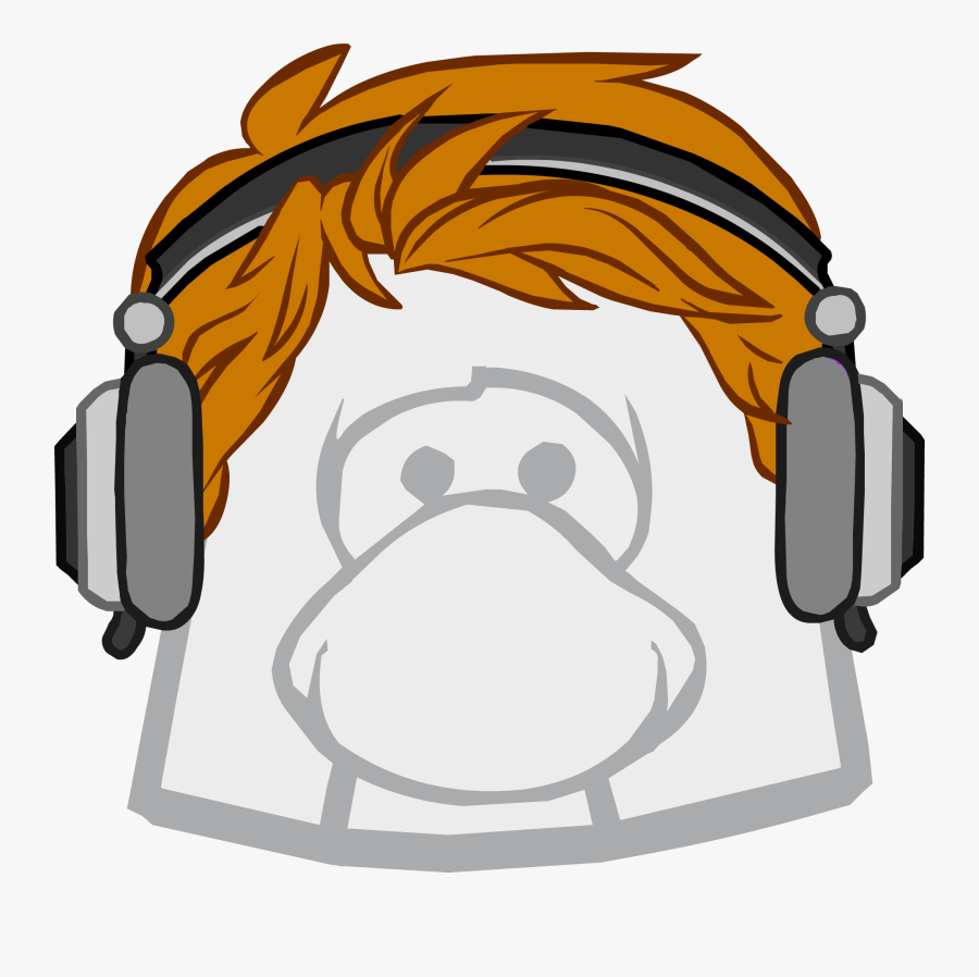Headphones Club Penguin Wiki - Club Penguin Optic Headset, Transparent Clipart