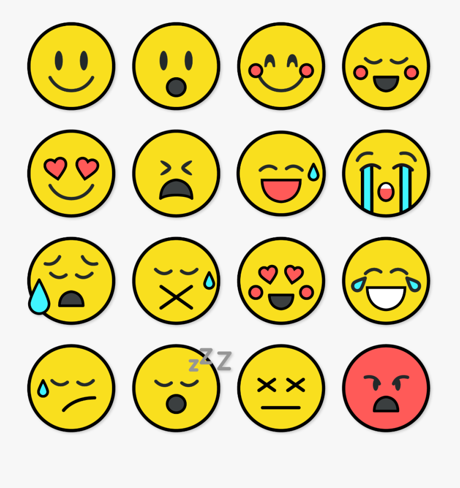 Transparent Emoji Border Clipart - Border Emoji, Transparent Clipart