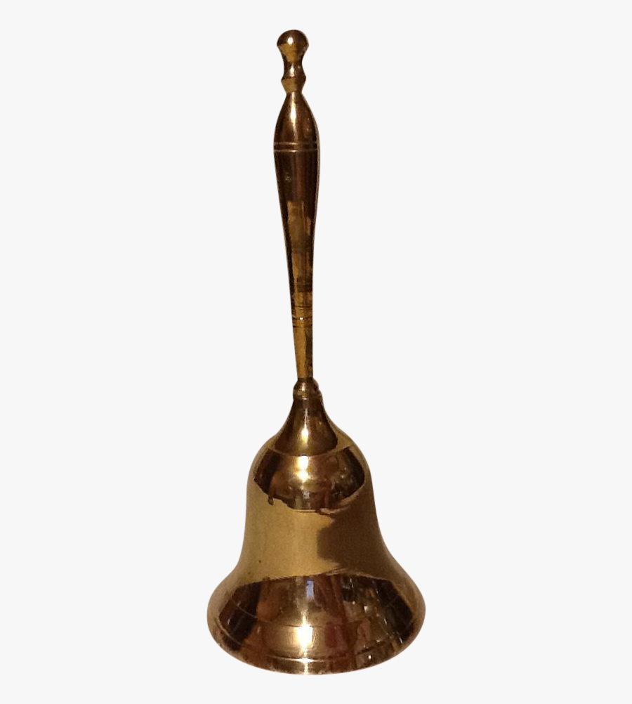 Hand Held Bell Png - Brass, Transparent Clipart