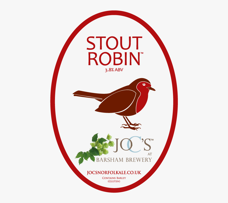 Stout Robin Brings Seasonal Cheer For Fans Of Jo C"s - Finch, Transparent Clipart