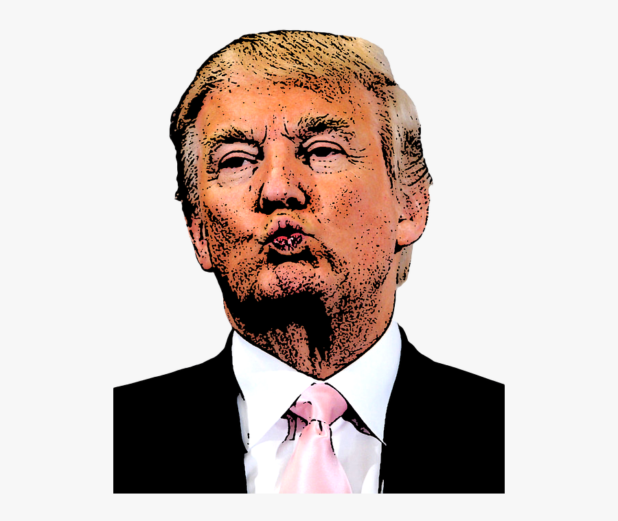 Transparent Trump Clipart - Donald Trump Cartoon Face, Transparent Clipart