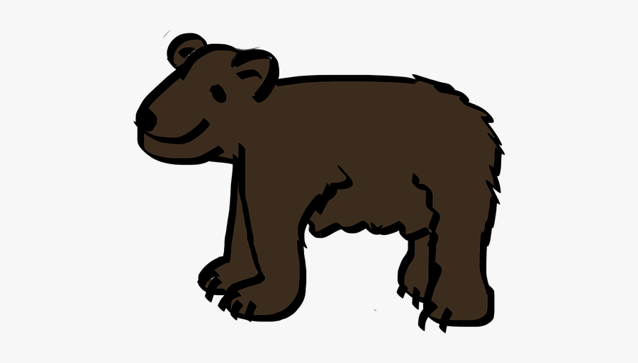Bear, Brown Bear, Cartoon, Comic, Brown - Bear, Transparent Clipart