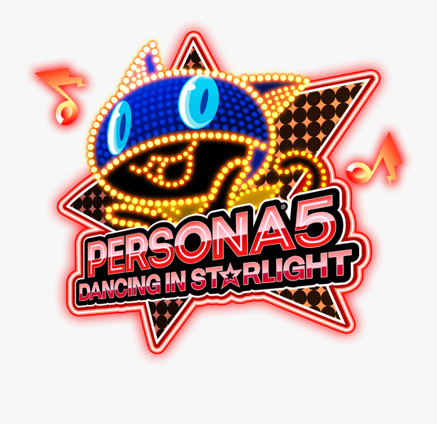 Persona 5 Dancing Star Night Logo, Transparent Clipart