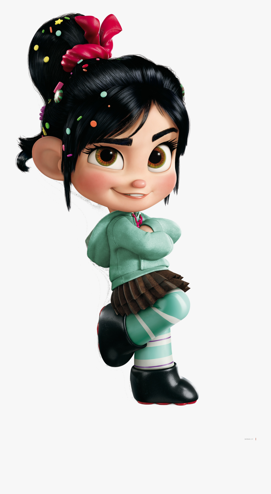 Vanellope Lean - Vanellope Von Schweetz Png, Transparent Clipart