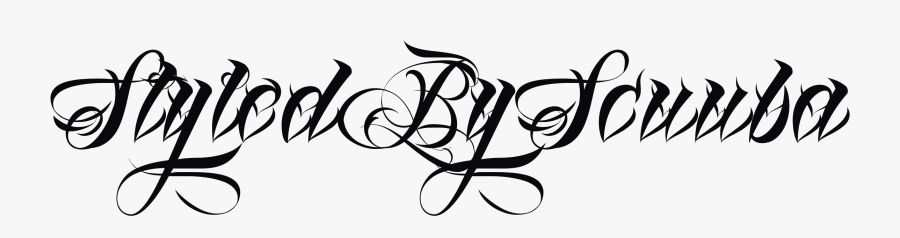Clip Art Cholo Tattoo Font - Nombre Bryan En Graffiti, Transparent Clipart