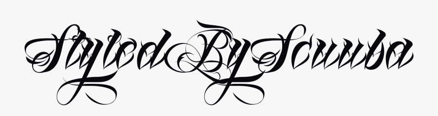 Clip Art Cholo Tattoo Font - Nombre Bryan En Graffiti , Free ...