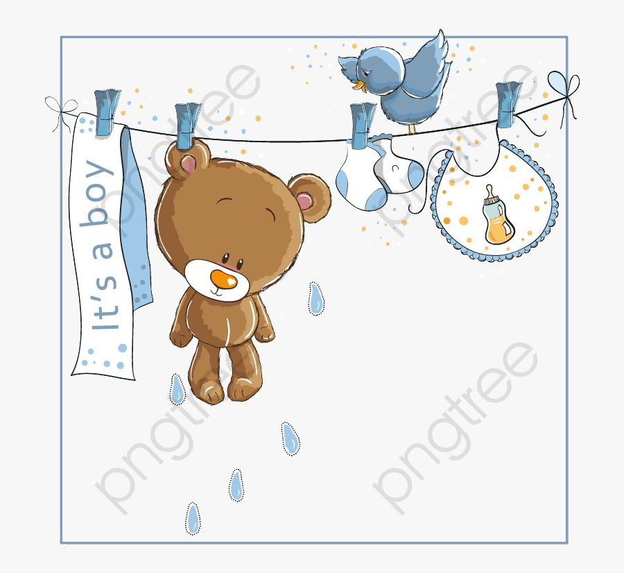 Baby Bear Cartoon Illustration - Baby Bear Illustration Png Free, Transparent Clipart