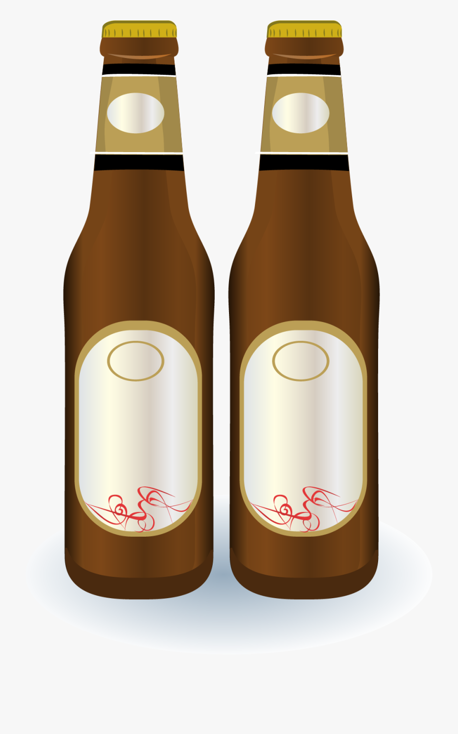 Бутылка пива для фотошопа на прозрачном фоне