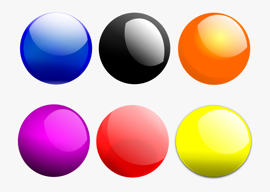 Free Glossy Balls - Small Balls Clipart, Transparent Clipart