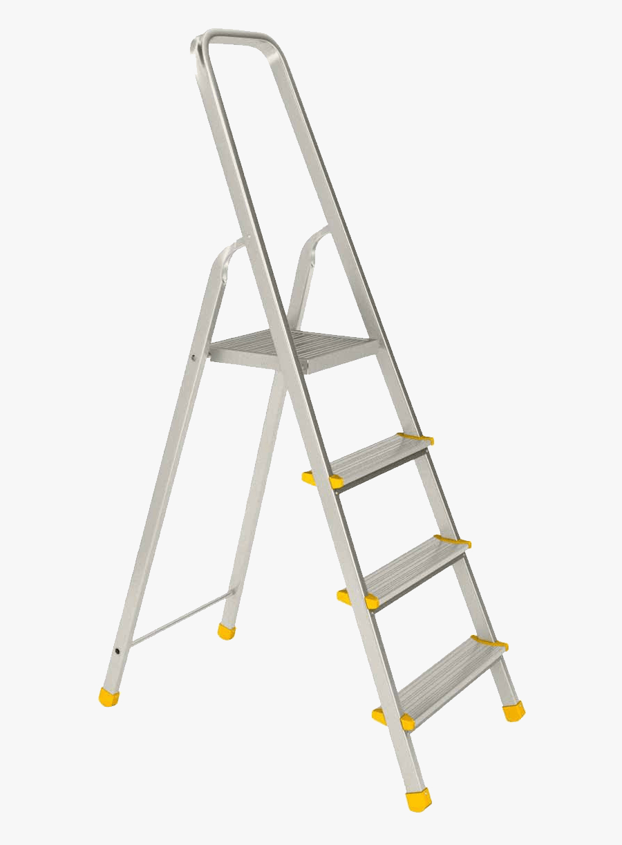 Double Aluminium Ladder - Hliníkové Schodíky, Transparent Clipart