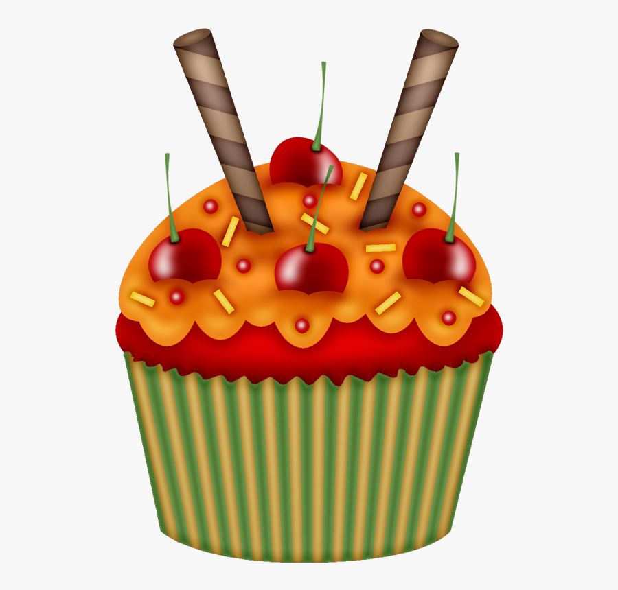 Cupcake, Transparent Clipart