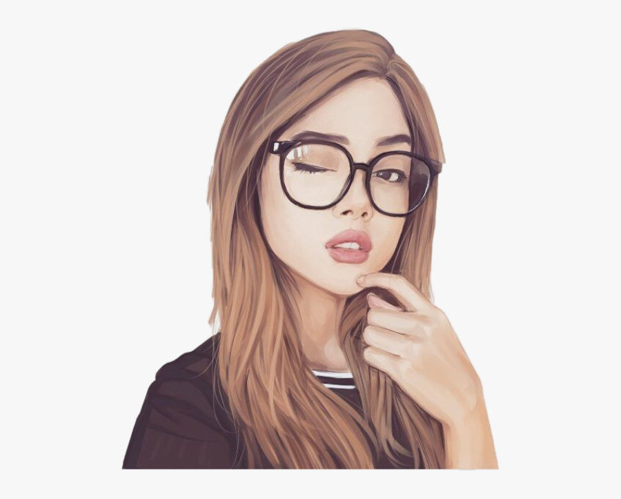 Featured image of post Drawings Of Girls With Glasses