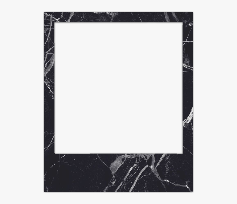 Transparent Polaroid Camera Clipart Black And White - Black Polaroid Frame, Transparent Clipart