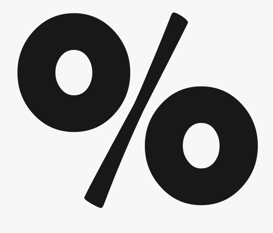 Percent Background Png - Transparent Background Percentage Symbol, Transparent Clipart