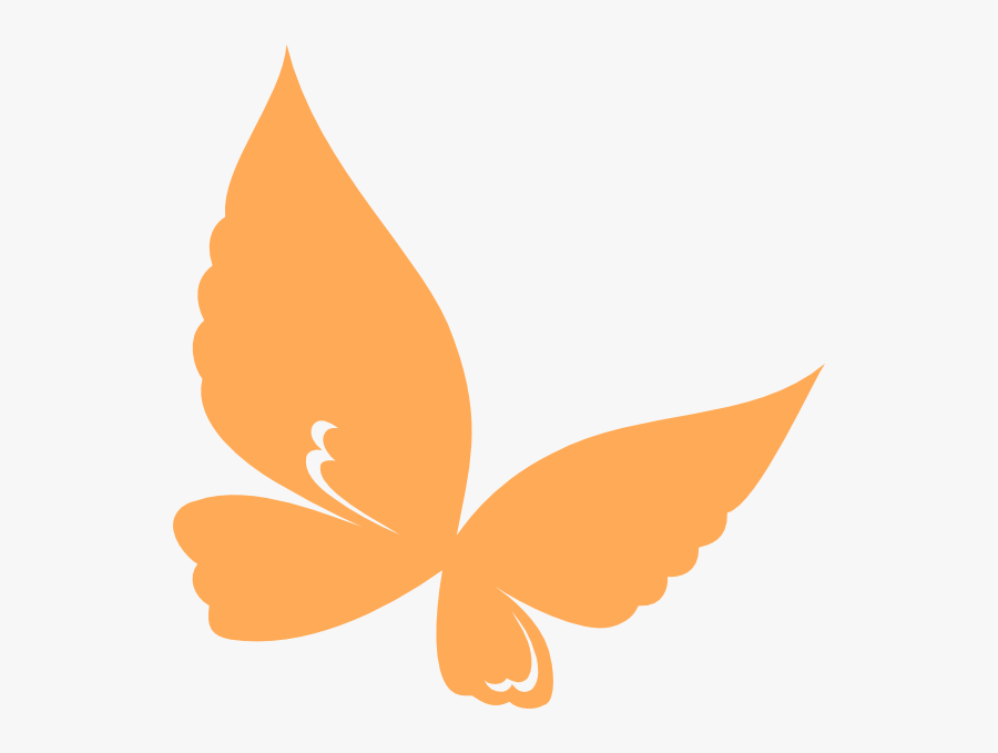 Transparent Orange Butterfly Png - Butterfly Clipart Orange, Transparent Clipart