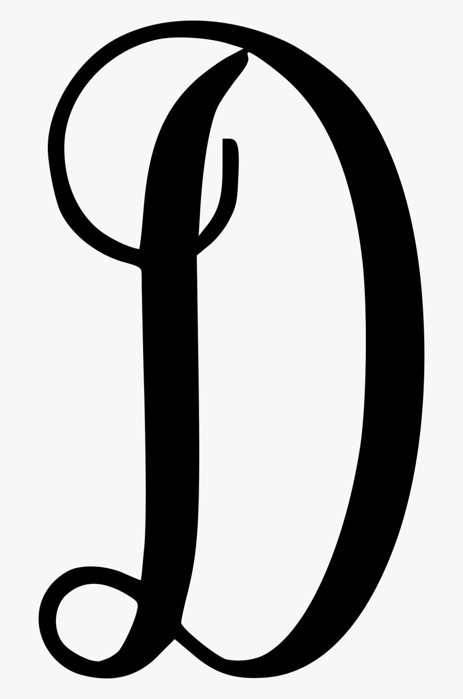 D Is The Free Picture - Lettera D Png, Transparent Clipart