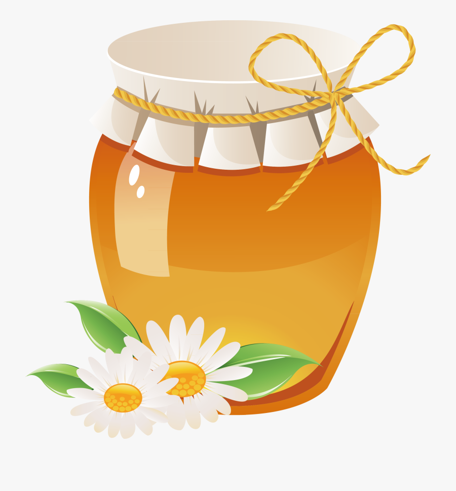 Honey Png - Png Honey Jar Clipart, Transparent Clipart