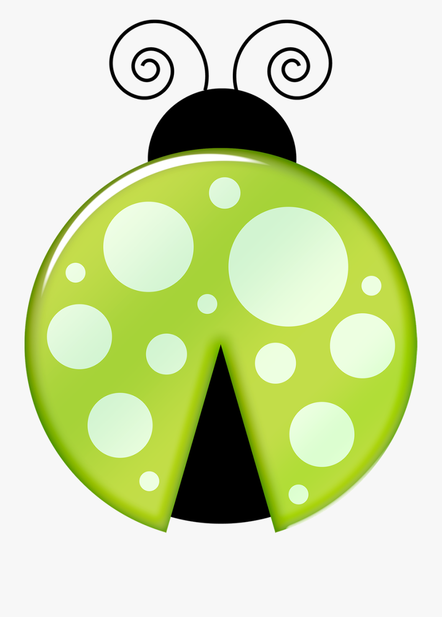 Ugs Apliques Pinterest - Green Ladybug Clipart, Transparent Clipart