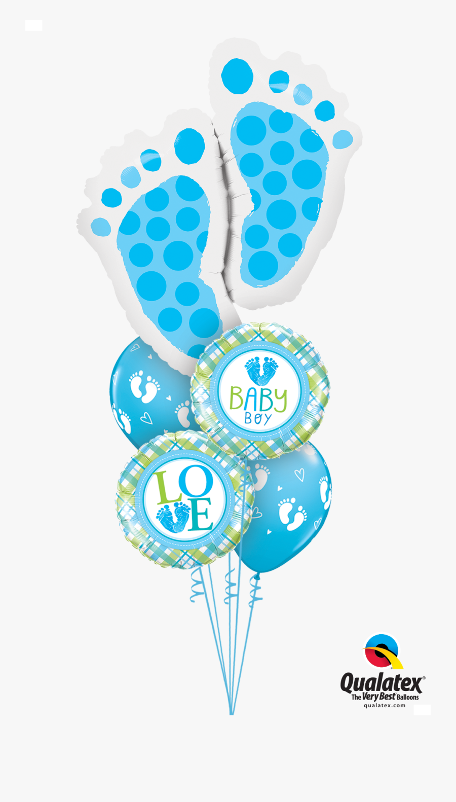 Transparent It"s A Boy Banner Clipart - Foil Balloon Baby Feet, Transparent Clipart