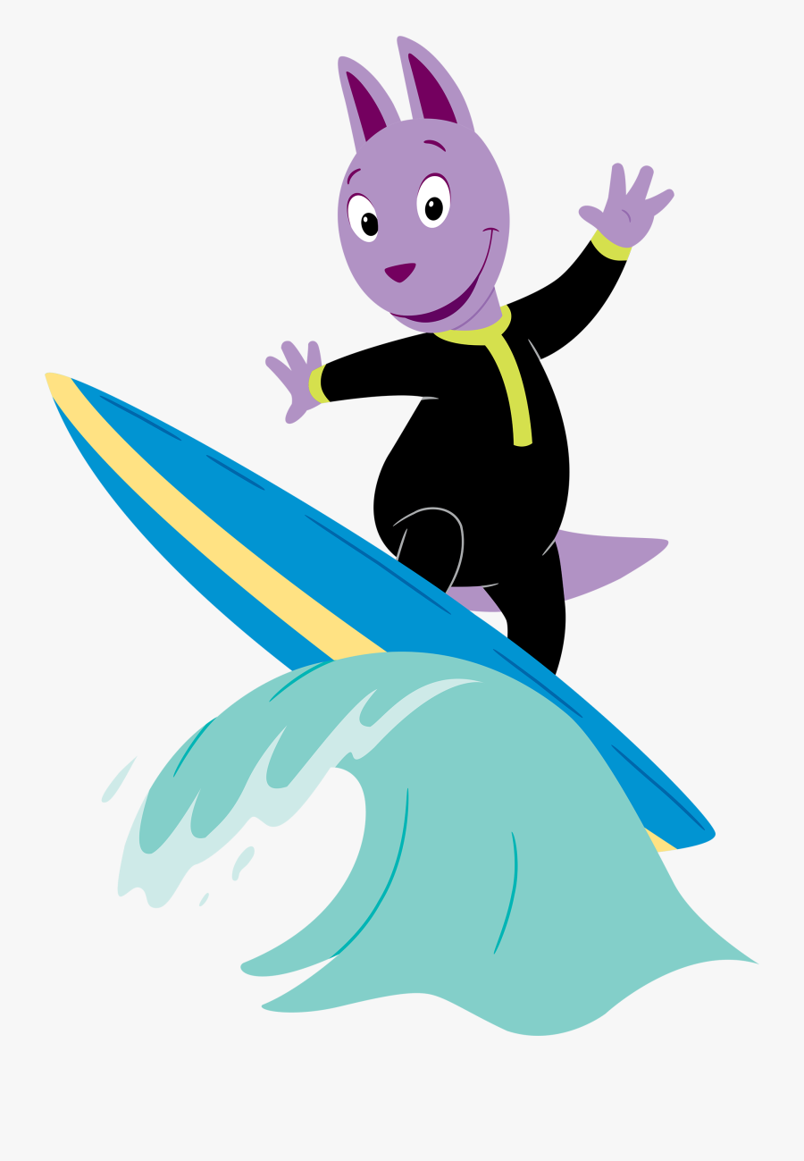 Hands Clipart Surfer - Backyardigans Surfer Austin, Transparent Clipart
