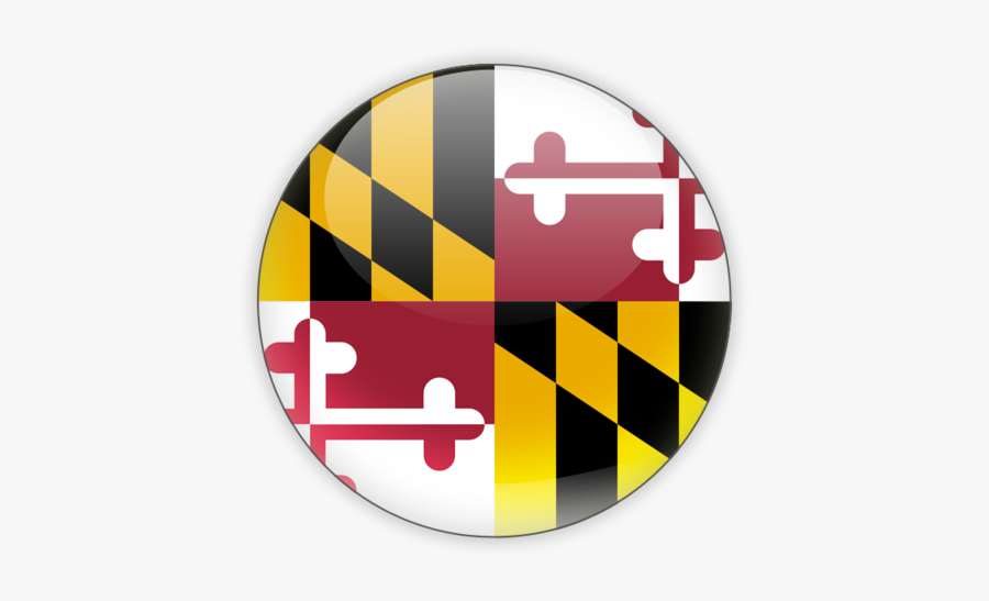 Maryland State Flag, Transparent Clipart