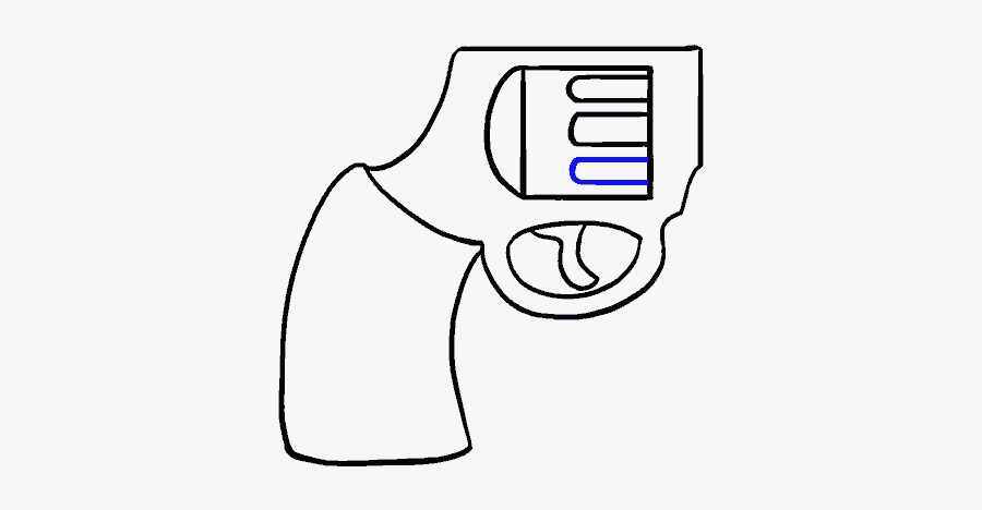 How To A Cartoon - Cartoon Gun Drawing, Transparent Clipart