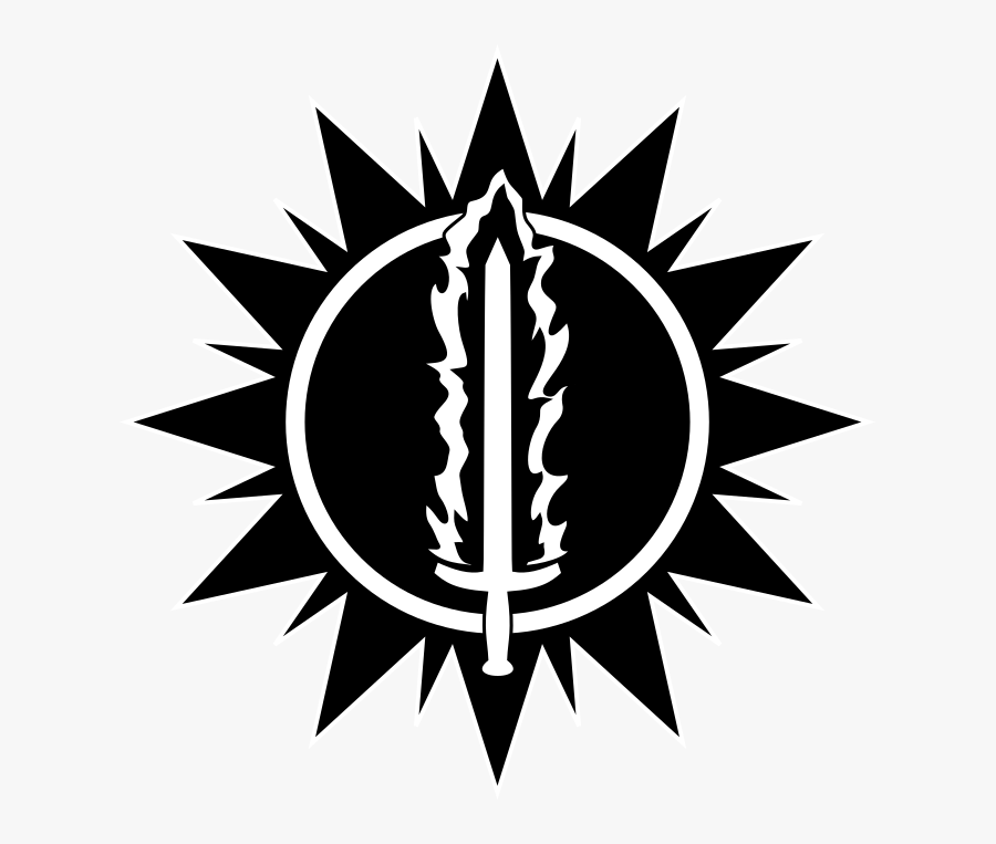 Transparent Flaming Sword Png - Age Of Sigmar Order Symbol, Transparent Clipart