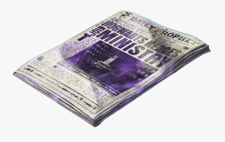 Brilliant Hogwarts Heroes Daily Prophet - Newsprint, Transparent Clipart
