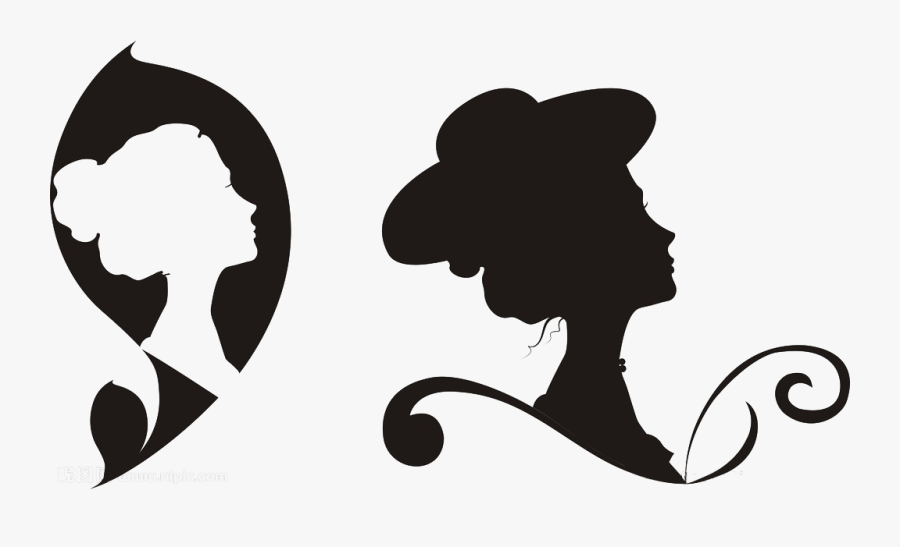 Goddess Silhouette Mirror Png Download - Goddess Silhouette Png, Transparent Clipart
