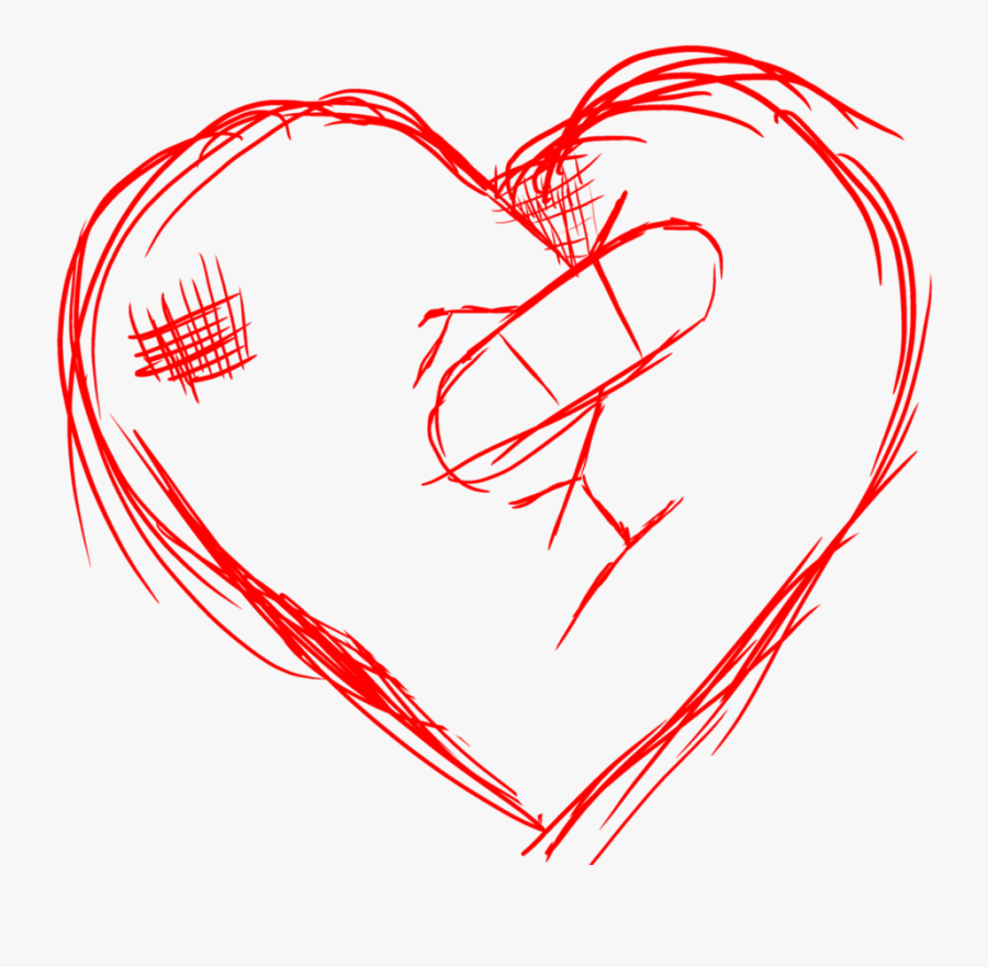 Clip Art Collection Free A Heart - Broken Hearted Pictures Drawn, Transparent Clipart