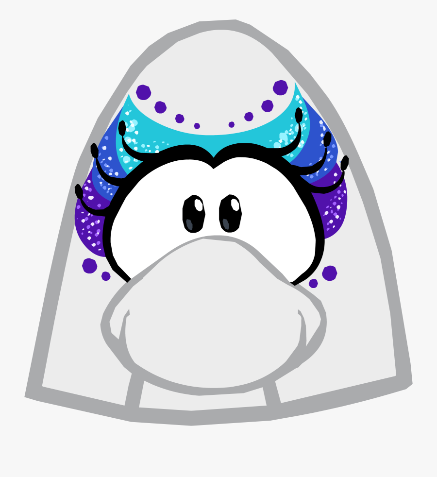 Club Penguin Makeup Clipart , Png Download - Club Penguin With Hair, Transparent Clipart