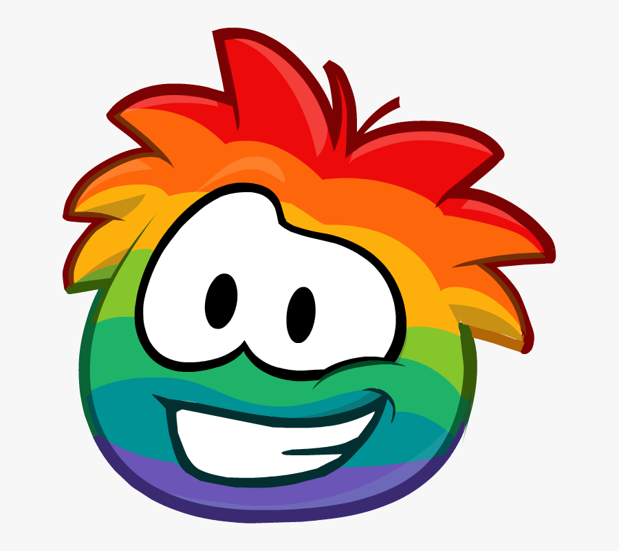 List Of Emoticons - Rainbow Puffle, Transparent Clipart