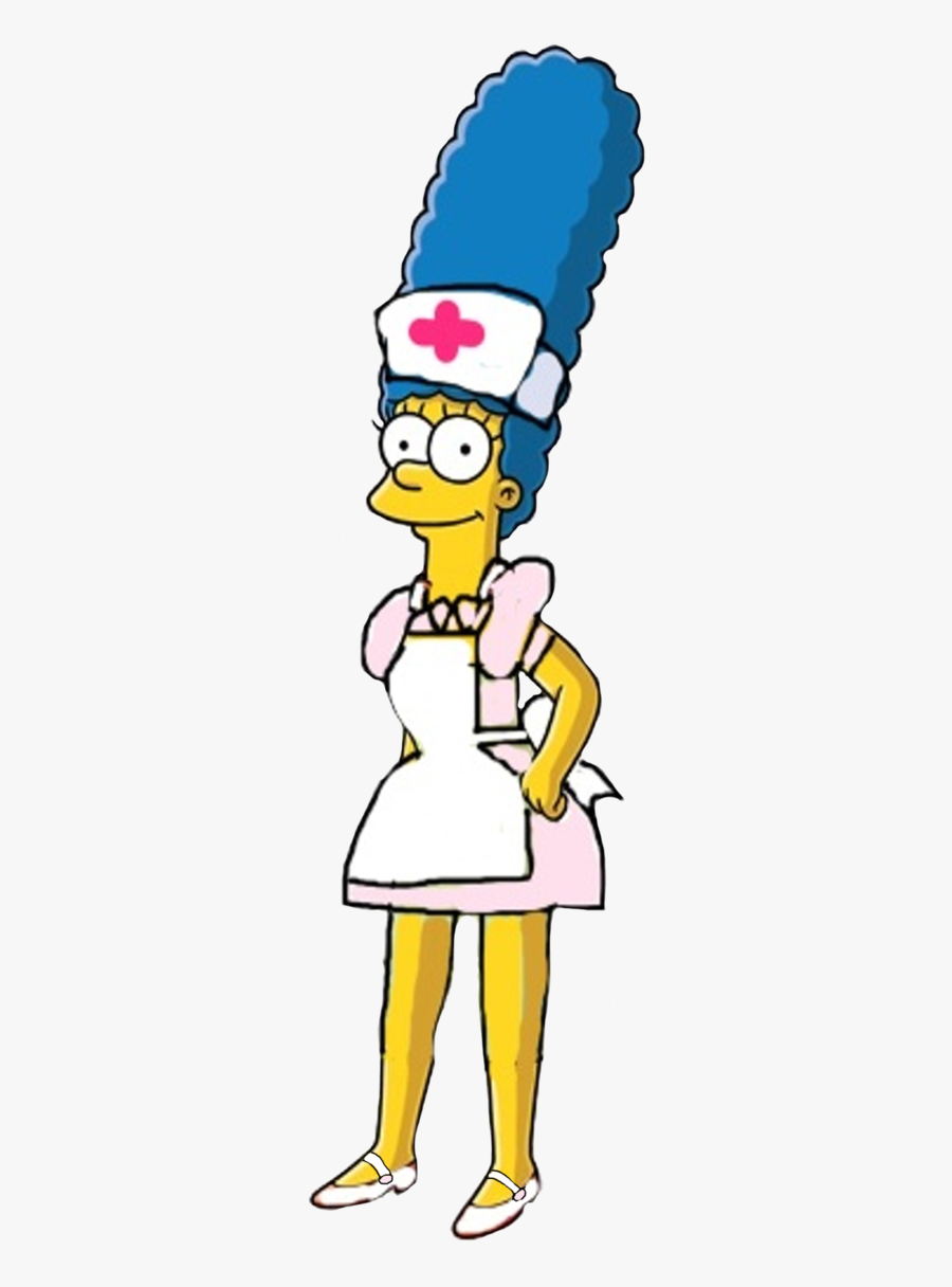 Marge Simpson As Nurse Joy By - Lisa Simpson Y Marge Marge Simpson, Transparent Clipart