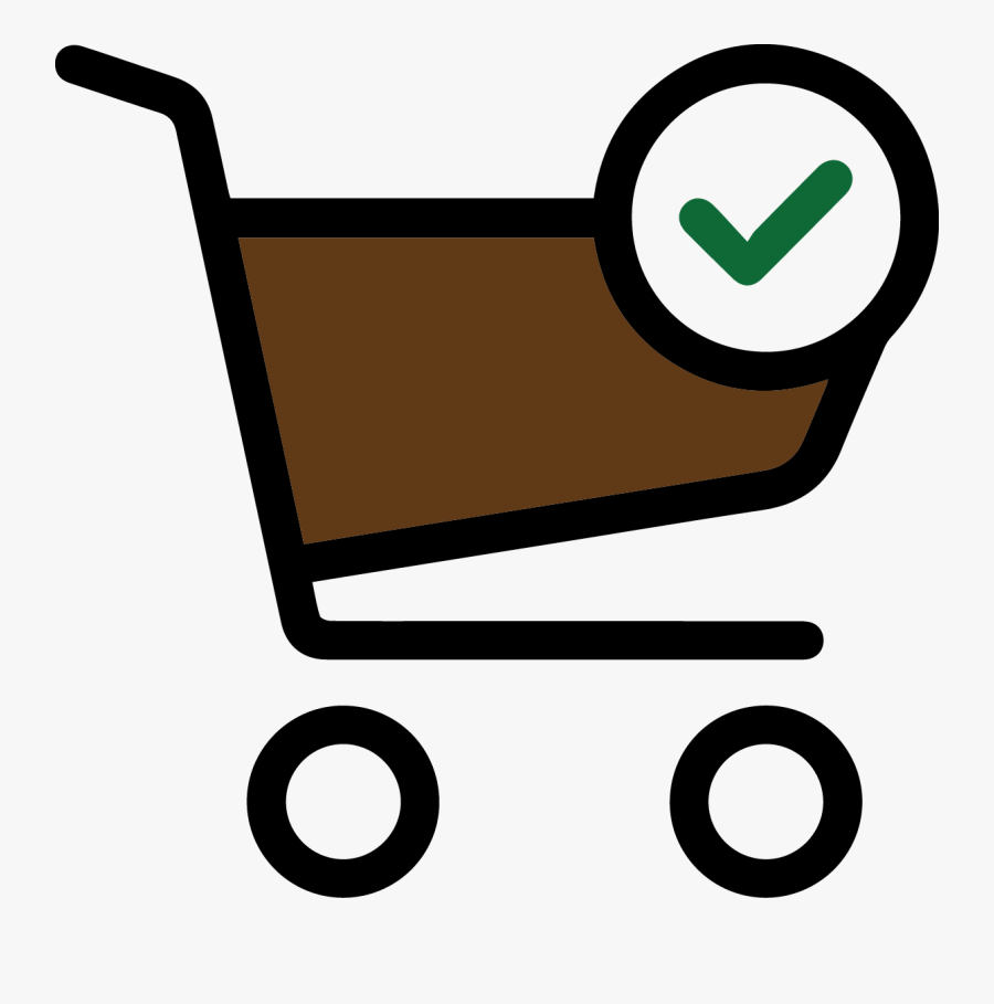 Cart Check Icon Png, Transparent Clipart