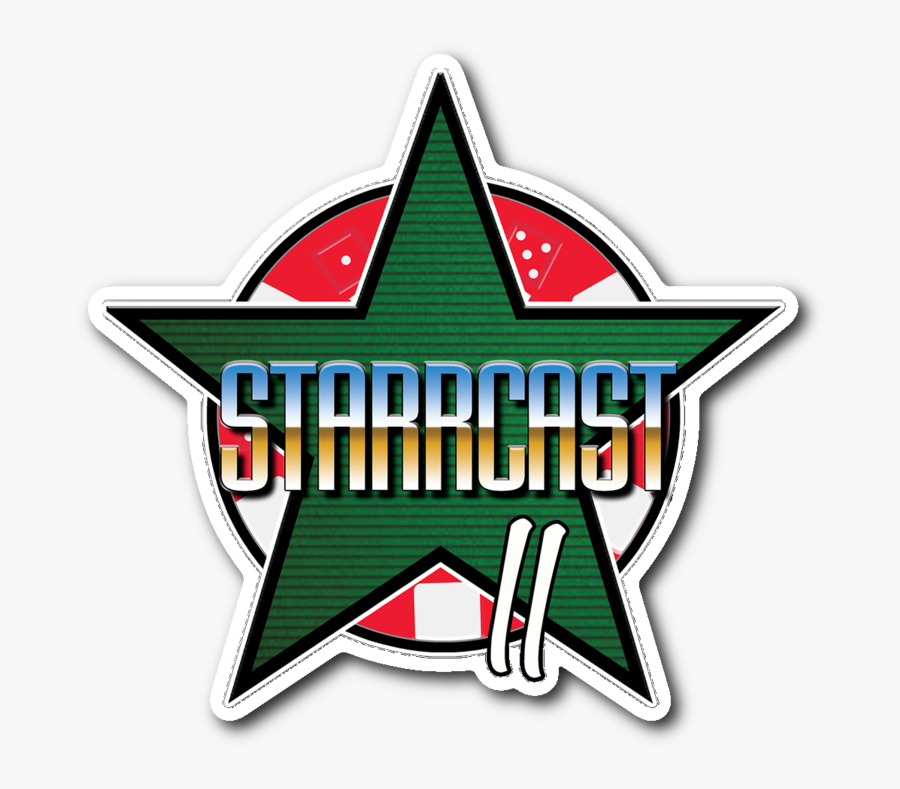 Starrcast 2 Die Cut Sticker - Emblem, Transparent Clipart