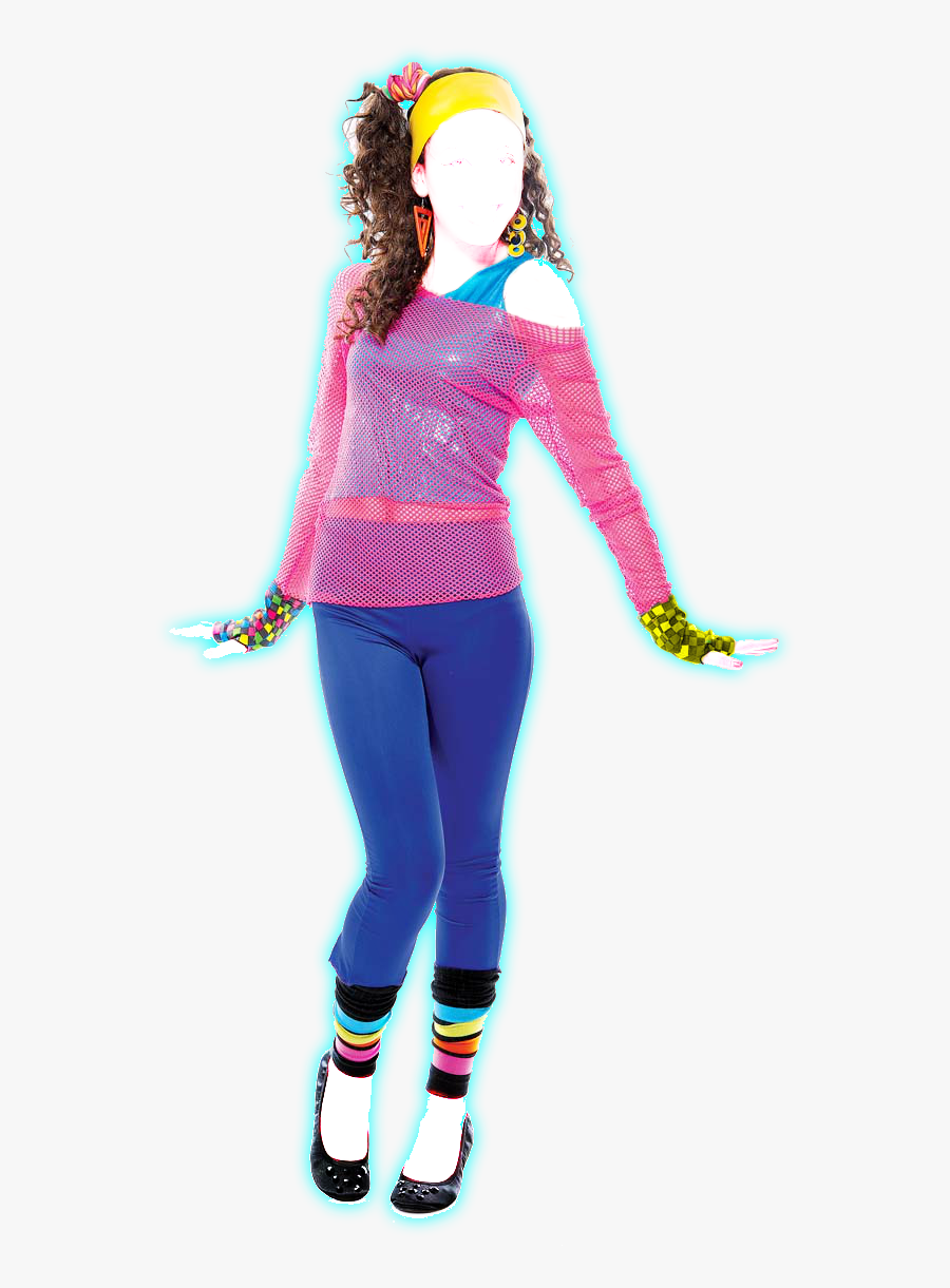 80s Halloween Costumes For Girls Clipart , Png Download - 80s Girl Halloween Costume, Transparent Clipart