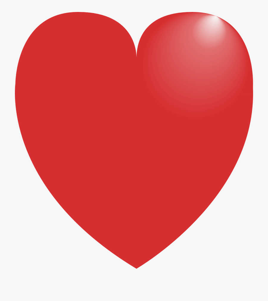 Heart Red Love Free Picture - Heart Shape Png, Transparent Clipart