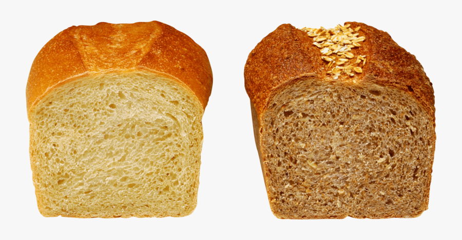 Bread Png Image - White And Brown Toast, Transparent Clipart