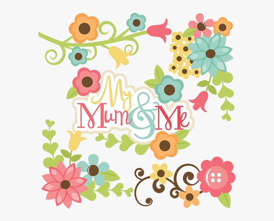 Scrapbooking Mom And Daughter, Transparent Clipart