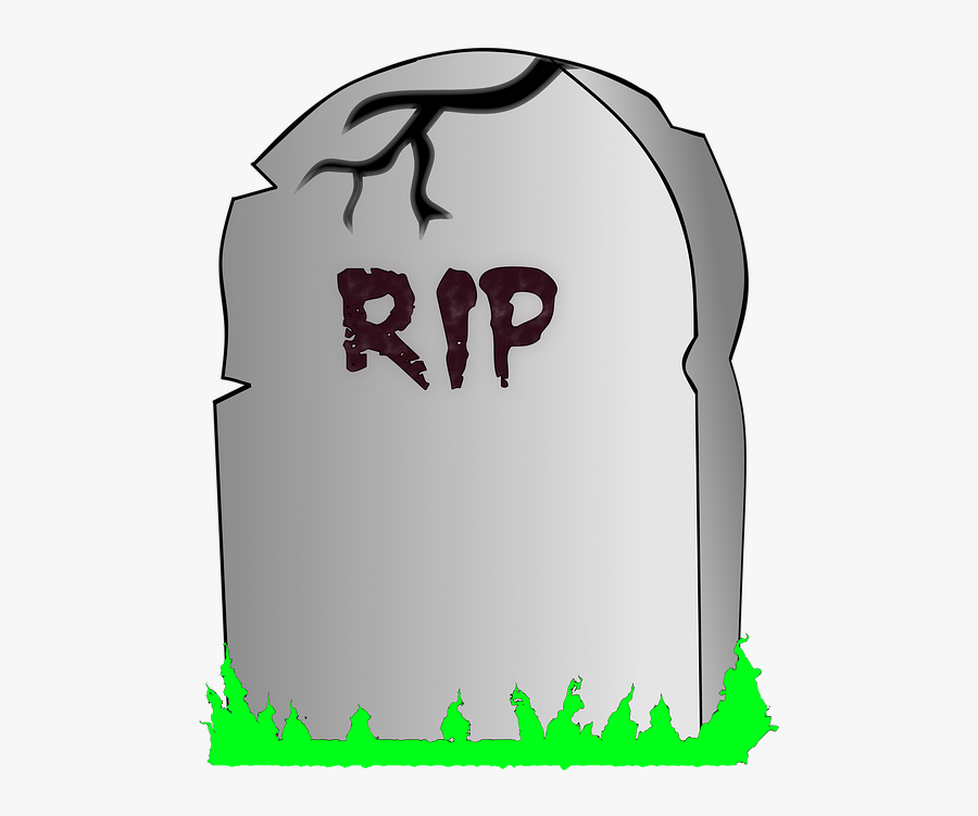 Grave, Death, Funeral, Die, Tombstone, Creepy, Rip - Illustration, Transparent Clipart